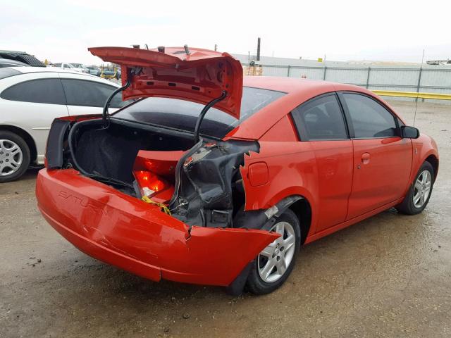1G8AN15F86Z141857 - 2006 SATURN ION LEVEL RED photo 4