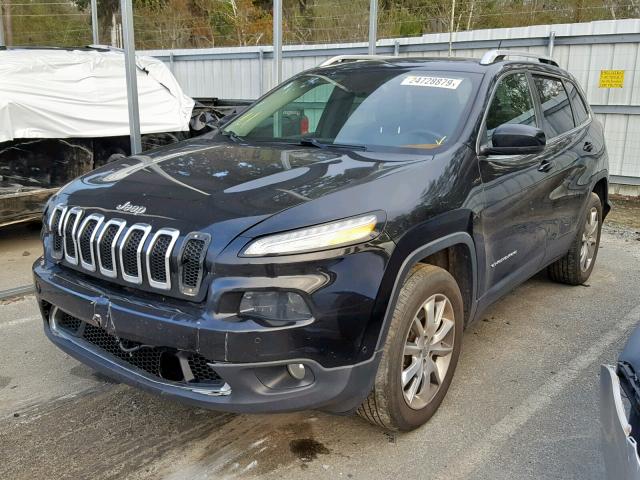 1C4PJMDS1EW101387 - 2014 JEEP CHEROKEE L BLACK photo 2