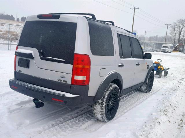 SALAE25465A327252 - 2005 LAND ROVER LR3 SE SILVER photo 4