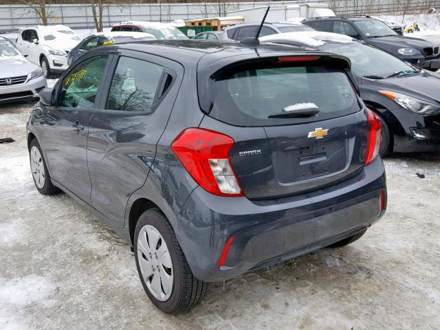 KL8CB6SA8JC472813 - 2018 CHEVROLET SPARK LS GRAY photo 3