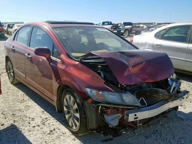 2HGFA1F96BH518326 - 2011 HONDA CIVIC EXL MAROON photo 1