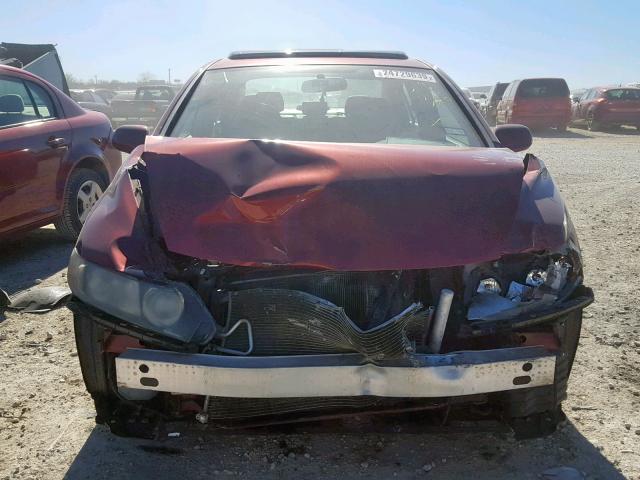 2HGFA1F96BH518326 - 2011 HONDA CIVIC EXL MAROON photo 9