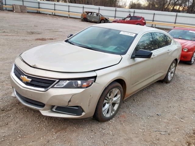 2G11Z5SR0E9261850 - 2014 CHEVROLET IMPALA ECO BEIGE photo 2