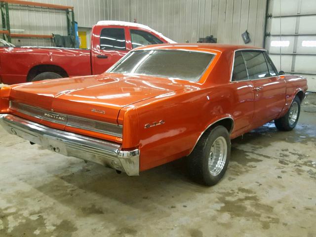 824P269018 - 1964 PONTIAC GTO ORANGE photo 4