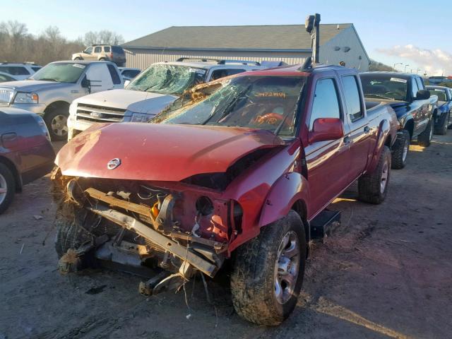 1N6MD29Y43C460692 - 2003 NISSAN FRONTIER C MAROON photo 2