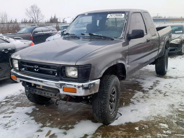 JT4VN13G7P5119764 - 1993 TOYOTA PICKUP 1/2 GRAY photo 2