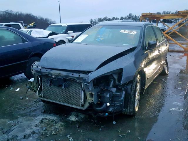 1HGCM56777A171143 - 2007 HONDA ACCORD EX GRAY photo 2