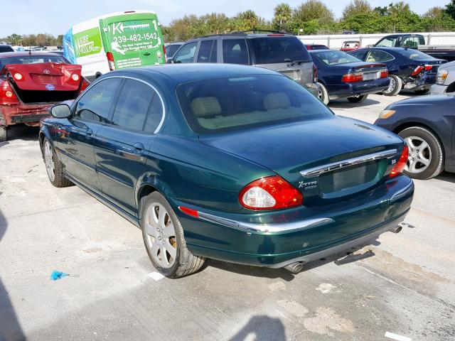 SAJEA51C54WD90545 - 2004 JAGUAR X-TYPE 3.0 GREEN photo 3