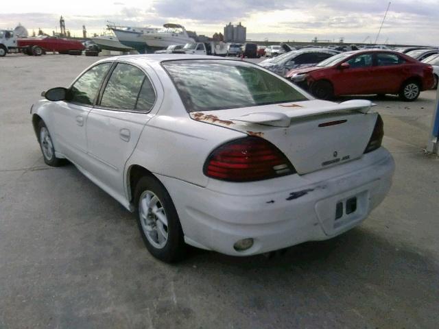 1G2NF52E04C240197 - 2004 PONTIAC GRAND AM S WHITE photo 3