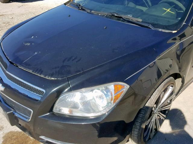 1G1ZC5E05CF341960 - 2012 CHEVROLET MALIBU 1LT შავი ფოტო 9