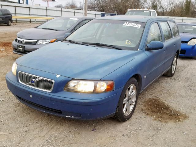 YV1SW58D031287859 - 2003 VOLVO V70 2.4T BLUE photo 2