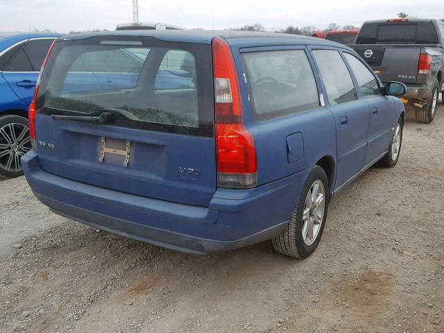 YV1SW58D031287859 - 2003 VOLVO V70 2.4T BLUE photo 4