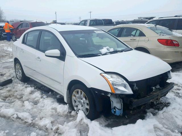 3N1AB6AP6BL665619 - 2011 NISSAN SENTRA 2.0 WHITE photo 1