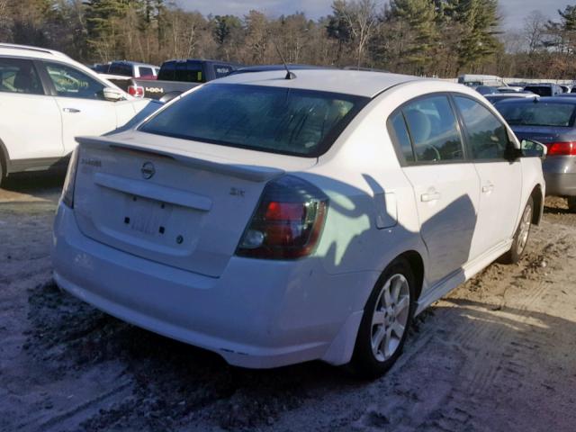 3N1AB6AP4AL656318 - 2010 NISSAN SENTRA 2.0 WHITE photo 4