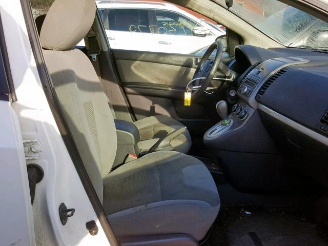 3N1AB6AP4AL656318 - 2010 NISSAN SENTRA 2.0 WHITE photo 5