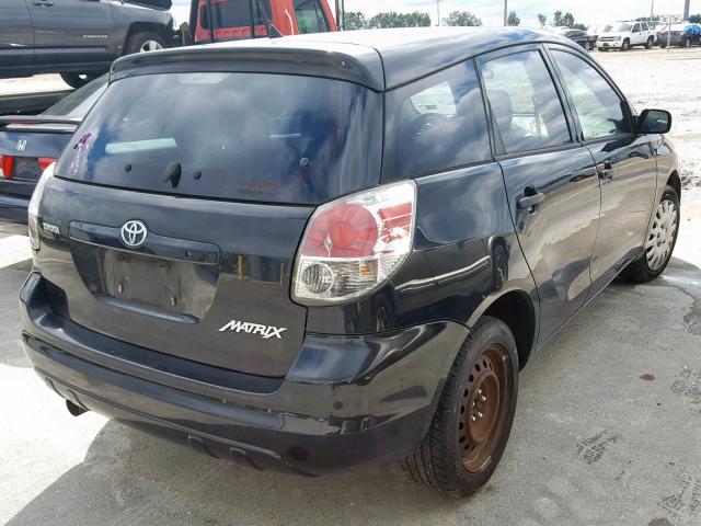 2T1KR32E88C713710 - 2008 TOYOTA COROLLA MA BLACK photo 4