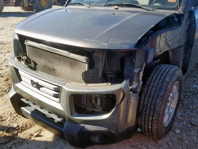 5J6YH28758L006700 - 2008 HONDA ELEMENT EX GRAY photo 9