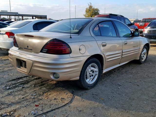 1G2NE52T31M594237 - 2001 PONTIAC GRAND AM S GOLD photo 4