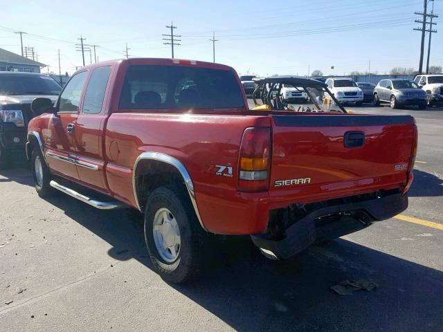 2GTEK19T631337784 - 2003 GMC NEW SIERRA RED photo 3