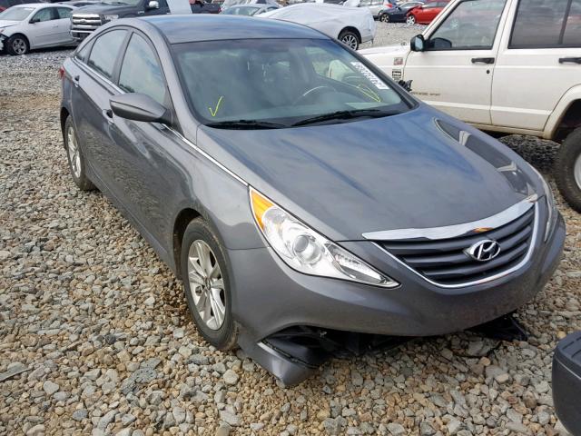 5NPEB4ACXEH920065 - 2014 HYUNDAI SONATA GLS GRAY photo 1