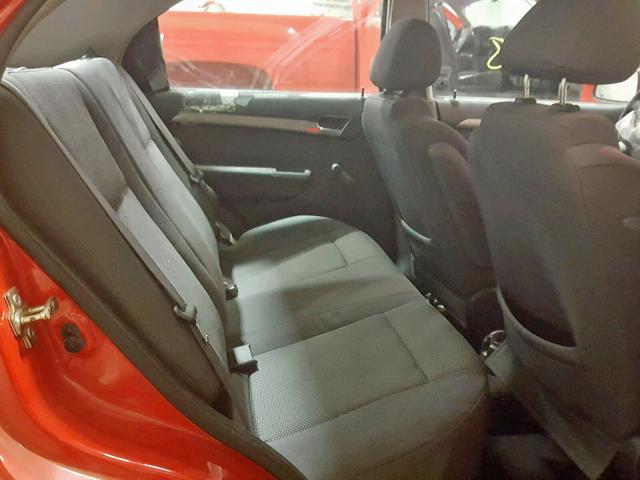 KL1TD56627B171705 - 2007 CHEVROLET AVEO BASE Qırmızı foto 6