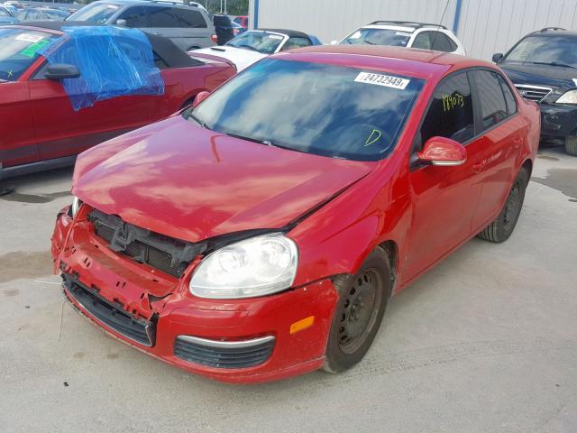 3VWPF71K87M069965 - 2007 VOLKSWAGEN JETTA 2.5 RED photo 2