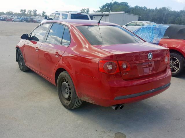 3VWPF71K87M069965 - 2007 VOLKSWAGEN JETTA 2.5 RED photo 3