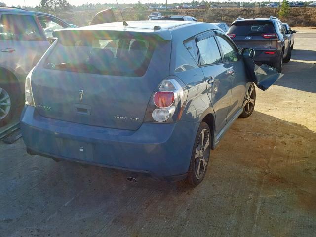 5Y2SR67079Z468162 - 2009 PONTIAC VIBE GT BLUE photo 4