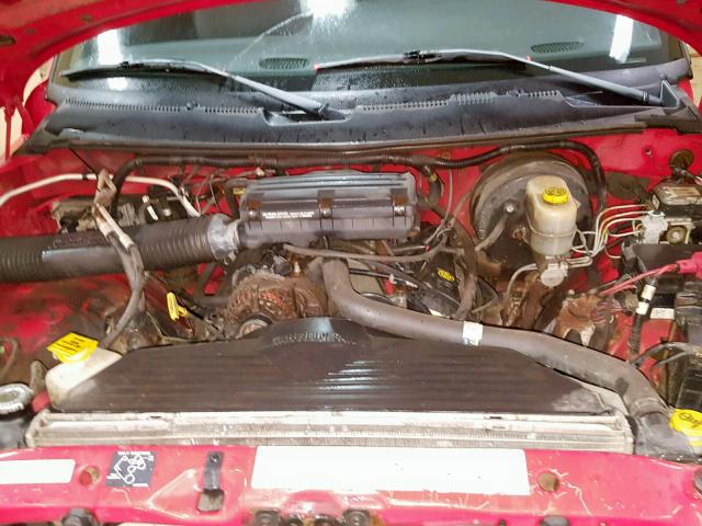 3B7KF26Z62M261285 - 2002 DODGE RAM 2500 RED photo 7