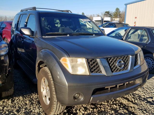 5N1AR18WX6C611682 - 2006 NISSAN PATHFINDER GRAY photo 1