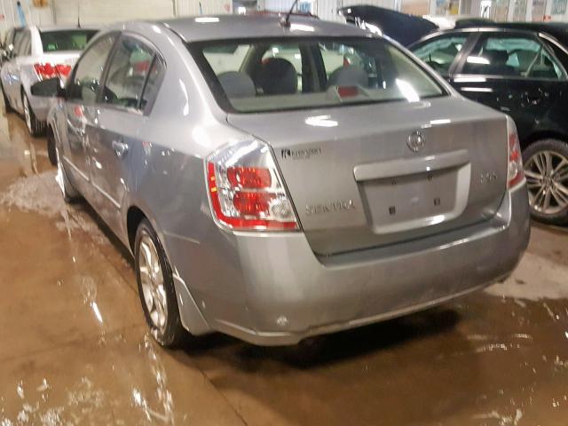 3N1AB61E57L701032 - 2007 NISSAN SENTRA 2.0 GRAY photo 3