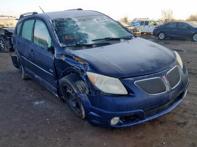 5Y2SL63855Z411899 - 2005 PONTIAC VIBE BLUE photo 1