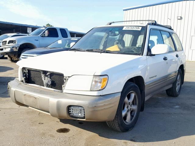 JF1SF65571H740295 - 2001 SUBARU FORESTER S TWO TONE photo 2