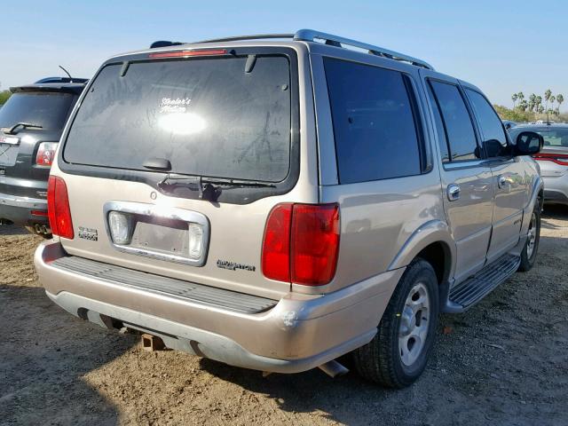 5LMEU27R92LJ07276 - 2002 LINCOLN NAVIGATOR 金色 照片 4