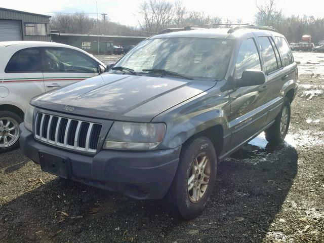 1J4GW48S04C159822 - 2004 JEEP GRAND CHER GRAY photo 2