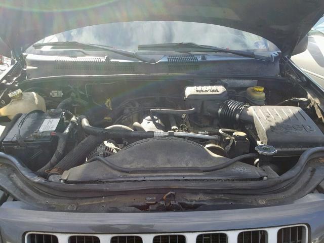 1J4GW48S04C159822 - 2004 JEEP GRAND CHER GRAY photo 7