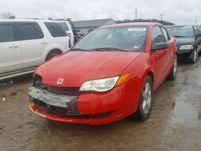 1G8AN15F37Z187601 - 2007 SATURN ION LEVEL RED photo 2
