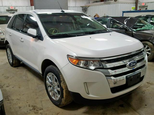 2FMDK4JC3EBA33233 - 2014 FORD EDGE SEL WHITE photo 1