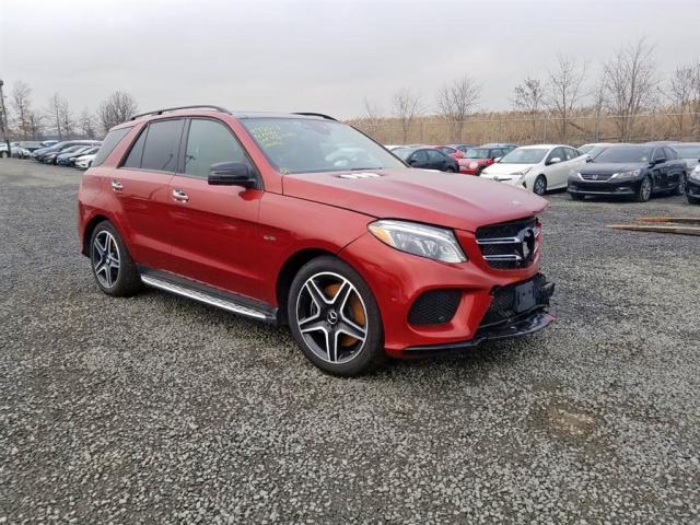 4JGDA6EB8JB066759 - 2018 MERCEDES-BENZ GLE 43 AMG RED photo 1