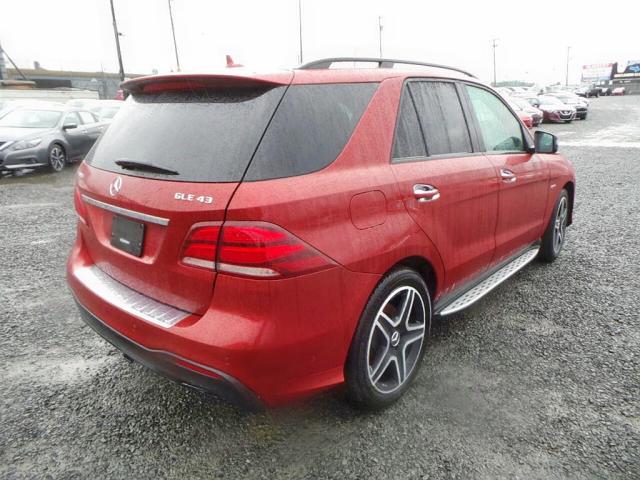 4JGDA6EB8JB066759 - 2018 MERCEDES-BENZ GLE 43 AMG RED photo 3