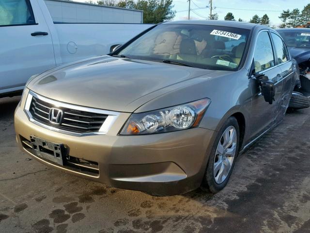 1HGCP26808A050101 - 2008 HONDA ACCORD EXL TAN photo 2