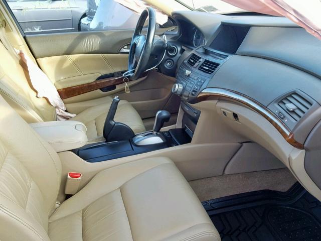 1HGCP26808A050101 - 2008 HONDA ACCORD EXL TAN photo 5