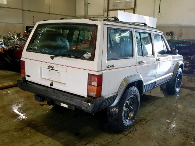 1J4FJ58S9ML605630 - 1991 JEEP CHEROKEE L WHITE photo 4