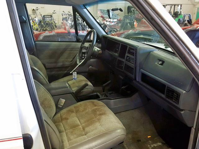 1J4FJ58S9ML605630 - 1991 JEEP CHEROKEE L WHITE photo 5