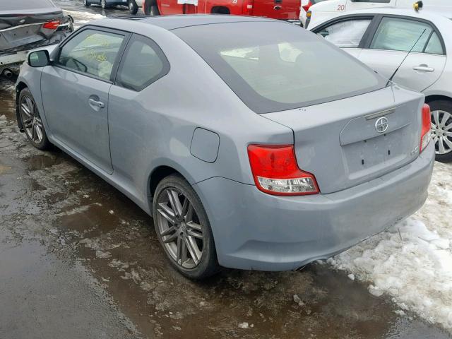 JTKJF5C73D3062255 - 2013 TOYOTA SCION TC ნაცრისფერი ფოტო 3