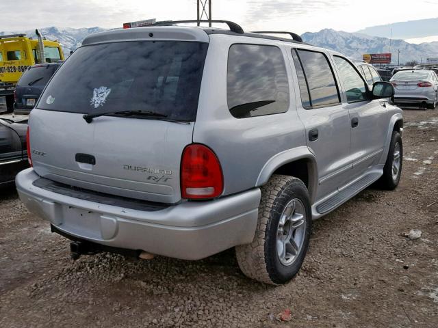 1D4HS78Z03F589497 - 2003 DODGE DURANGO R/ SILVER photo 4