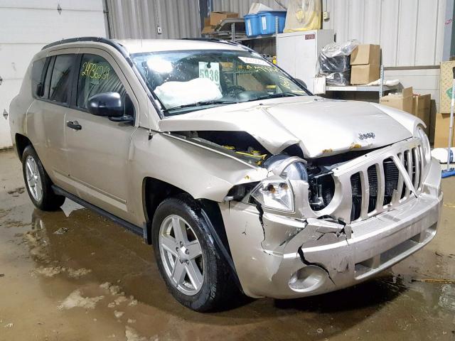 1J4FF47B89D137517 - 2009 JEEP COMPASS SP თაფლისფერი ფოტო 1