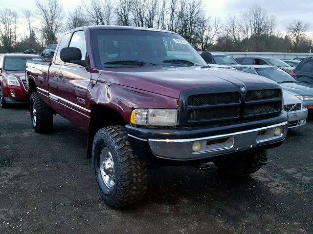 3B7KF2365YG132746 - 2000 DODGE RAM 2500 BURGUNDY photo 1