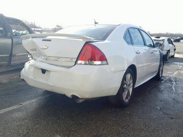 2G1WC5E38C1100558 - 2012 CHEVROLET IMPALA LTZ WHITE photo 4