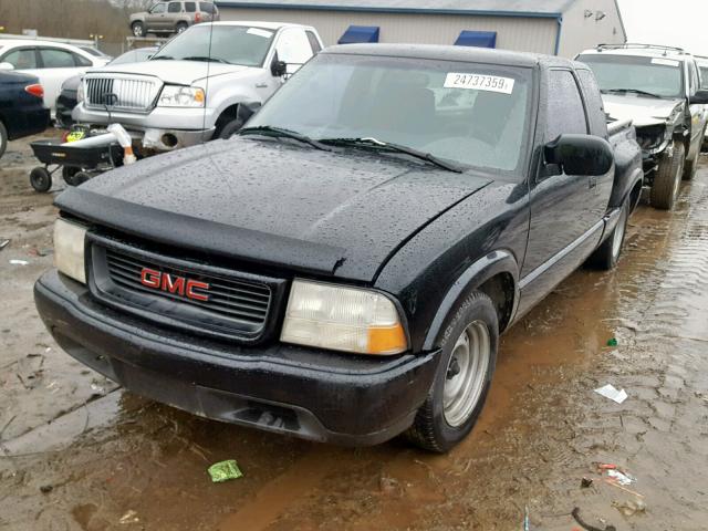 1GTCS1955Y8248205 - 2000 GMC SONOMA BLACK photo 2